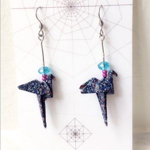 Origami earrings